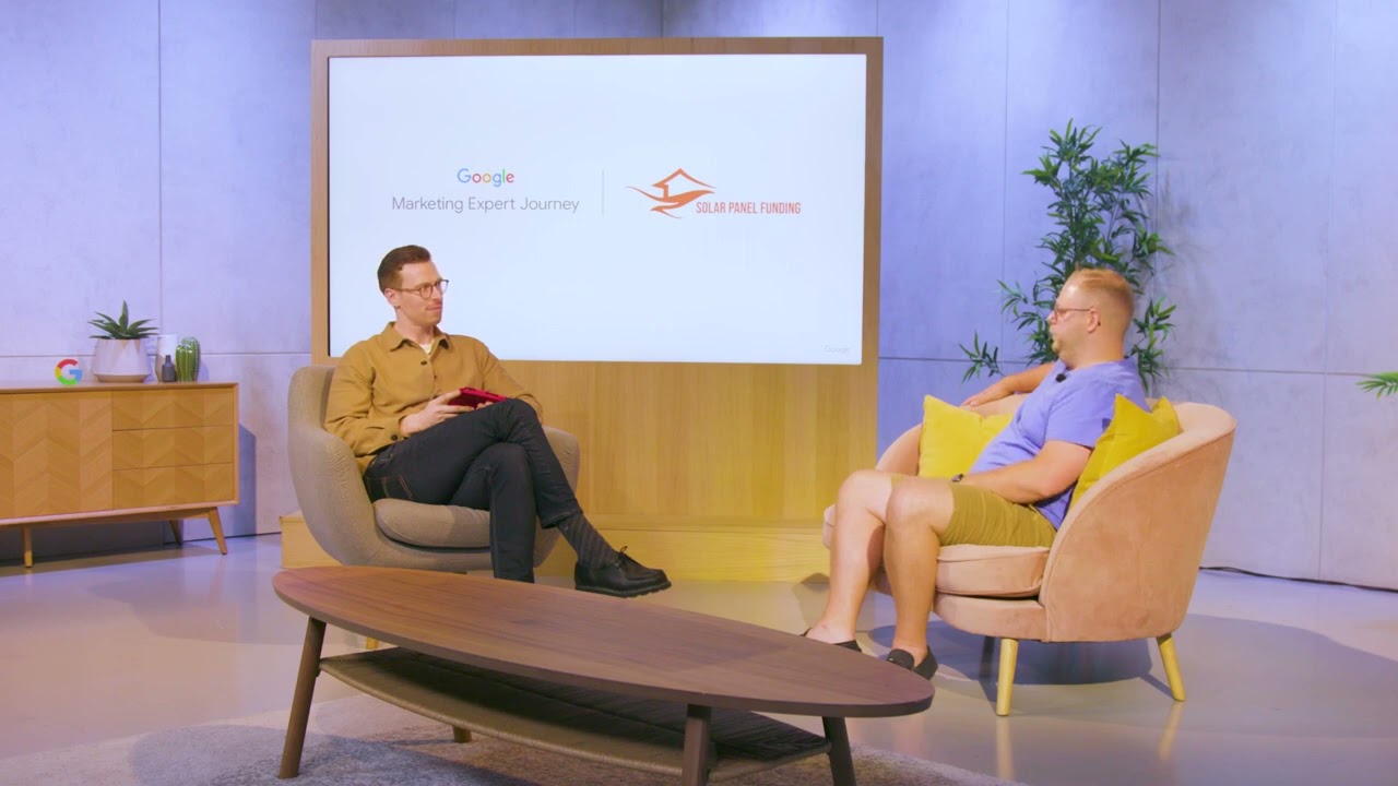 Damien Pearl speaking at Google about scaling Solar Panel Funding